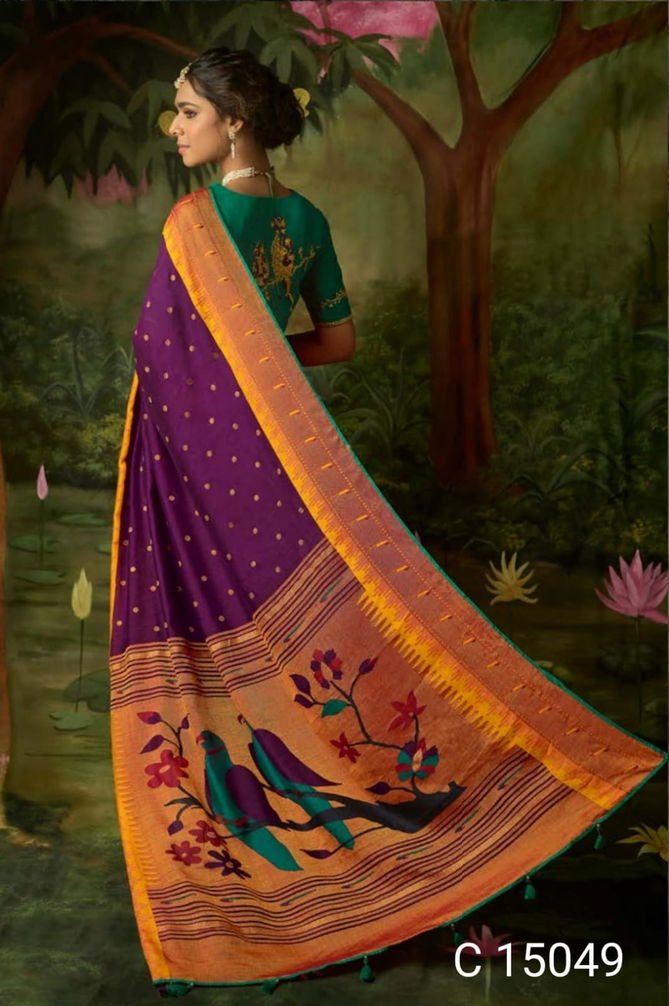 Kimaro Meera Paithani Hits New Exclusive Wear Soft Brasso Silk Saree Collection 